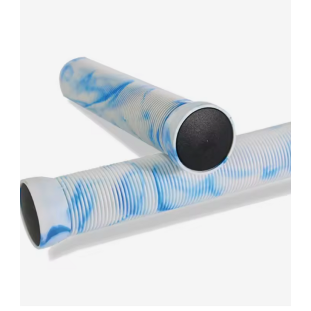 BUCKLOS BUCKLOS Extended MTB Grips - White/Blue