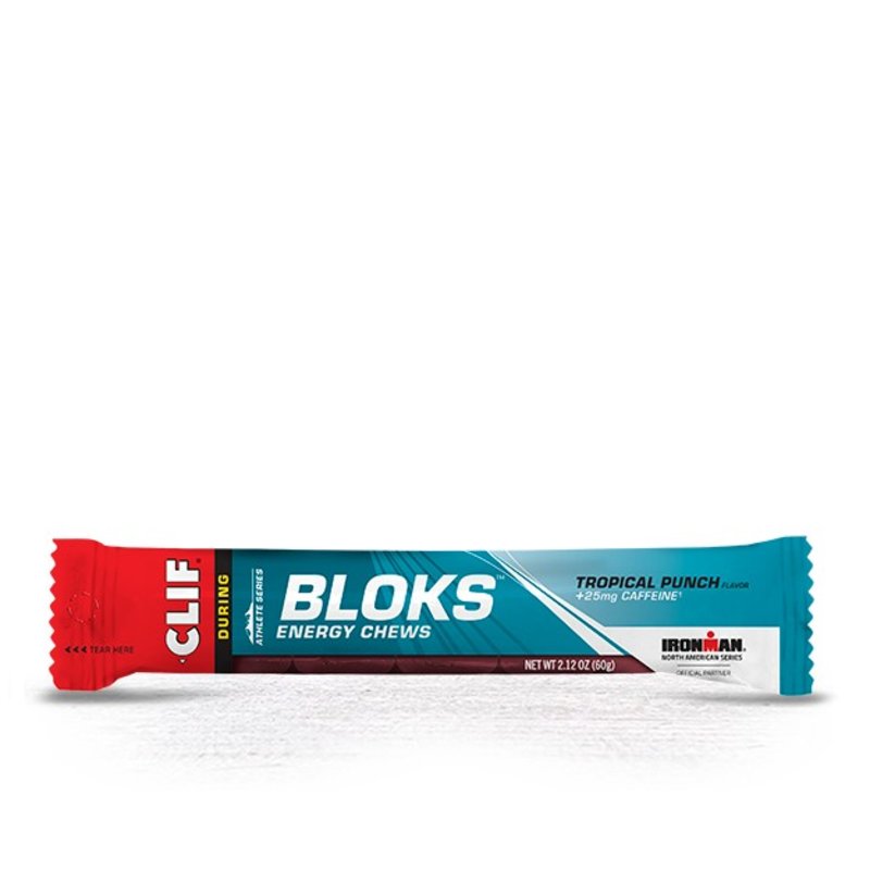 CLIF Clif Shot Bloks  60g Tropical Punch 25mg Caff. (Each)