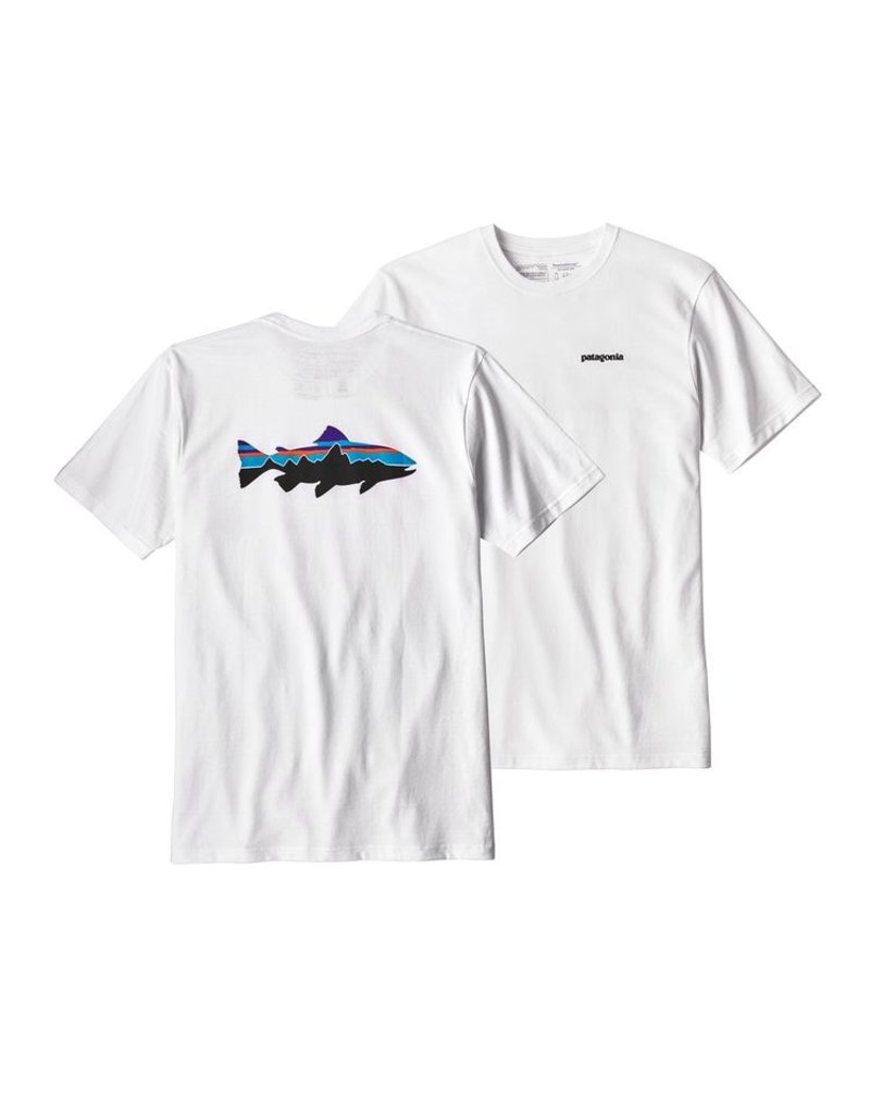 patagonia white tee