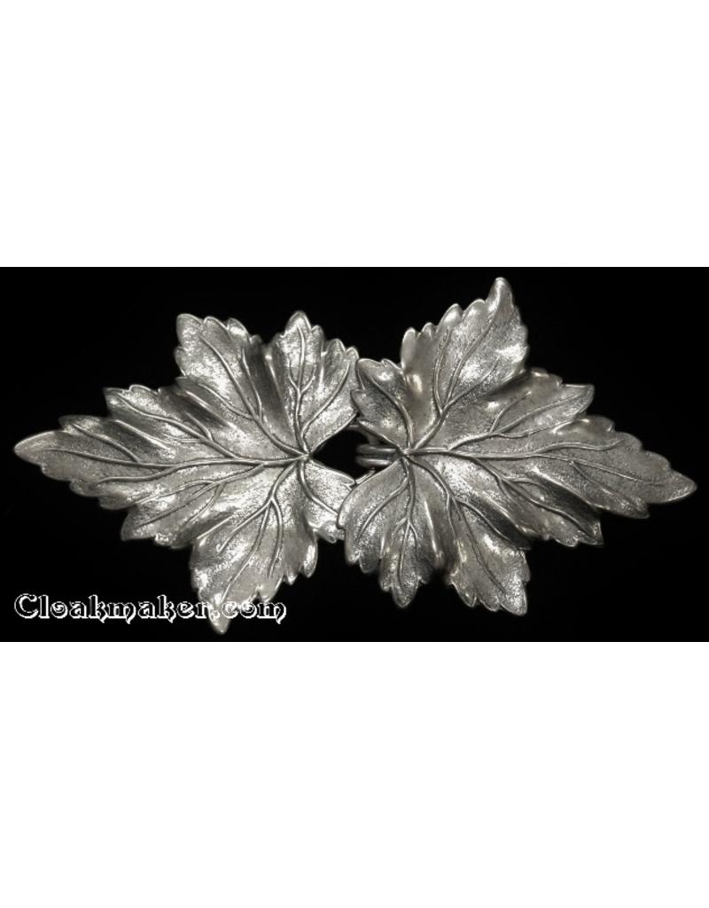 Cloakmakers.com Thimbleberry Cloak Clasp - Silver Tone Plated