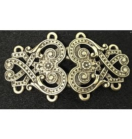 Cloakmakers.com Byzantine Swirls Cloak Clasp - Antique Bronze