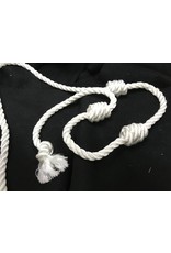 Cloakmakers.com White Rope Belt, Double Wear, Triple Cincture, Small