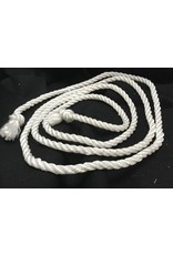 Cloakmakers.com White Rope Belt, Single Wear, Single Knot, Small