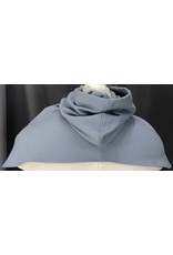 Cloakmakers.com H229 - Hood in Light Blue-Grey Wool Blend, Mediumweight