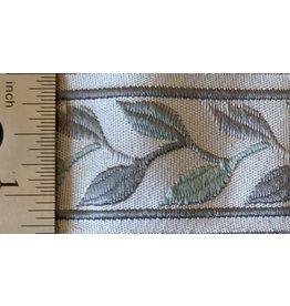 Cloakmakers.com Leafy Vine Trim - Greys on Grey