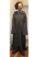 Cloak and Dagger Creations R480 - Easy Care Cool Grey Traveler's Robe w/Pockets