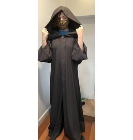 Cloakmakers.com R480 - Easy Care Cool Grey Traveler's Robe w/Pockets