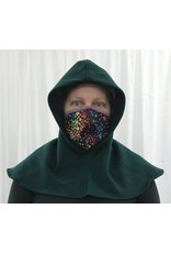 Cloakmakers.com H291 - Hooded Cowl in Green Washed Wool
