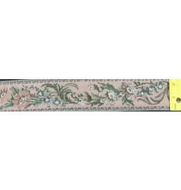 Cloakmakers.com Tapestry Floral Trim , Pink w/Silver