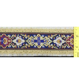 Cloakmakers.com Medallion, Bordered Gold/Red/White/Blue -Wide