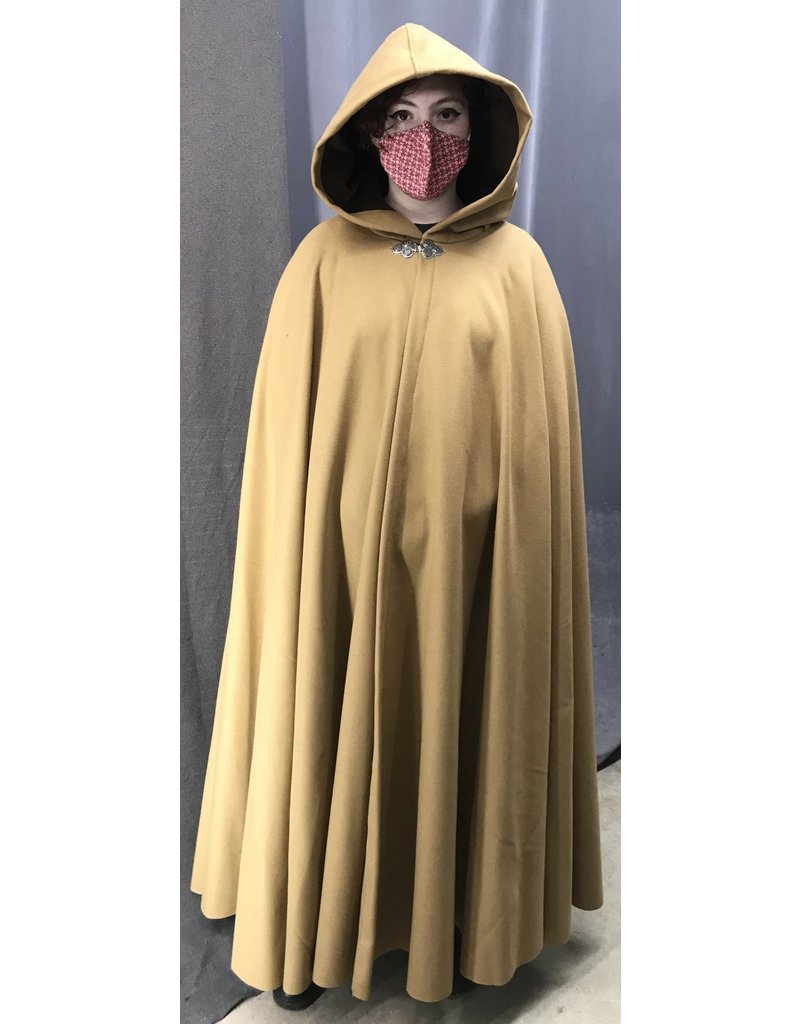 hooded wool cloak