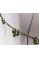 Cloakmakers.com Chain Belt, Hell Cats,  Antiqued Silver Tone, Small / Medium size