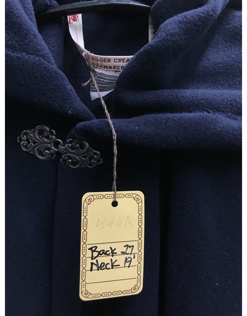 Cloak and Dagger Creations 4461 - Small Washable Fleece Deep Blue Fleece Cloak
