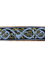 Cloakmakers.com Celtic Hounds, Large Blue/Gold on Navy