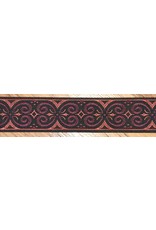 Cloakmakers.com Pictish Double Spirals - Red/Wine