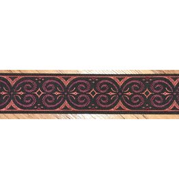 Cloakmakers.com Pictish Double Spirals - Red/Wine
