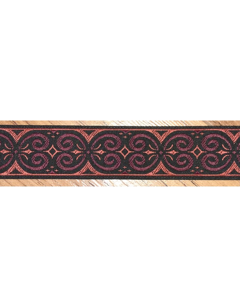 Cloakmakers.com Pictish Double Spirals - Red/Wine