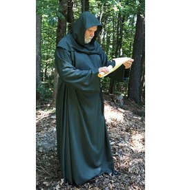 Cloak and Dagger Creations R397 - Green Polyester Monk Robe with Detached Cowl