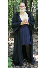 Cloakmakers.com R489 - Washable Charcoal Grey Woolen Robe w/Pockets, Extra Large