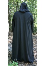 Cloakmakers.com R489 - Washable Charcoal Grey Woolen Robe w/Pockets, Extra Large