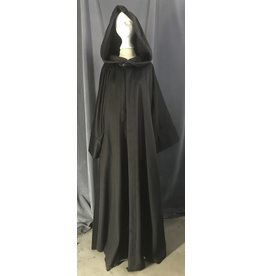 Cloakmakers.com R481 - Brown Woolen Jedi Robe, Wide Cuffed Sleeves, w/Pockets