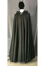 Cloak and Dagger Creations 4482 - Grey Green Cloak, Long, Full Circle