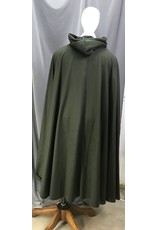 Cloak and Dagger Creations 4495 - Dark Green Wool Full Circle Cloak