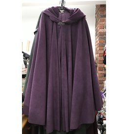 Cloak and Dagger Creations 4547 - Easy Care Purple Moleskin Cloak,  Self-Lined Hood