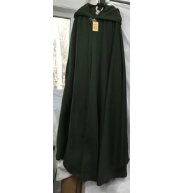 Cloak and Dagger Creations 4562 -  Easy Care  Green Sherpa- Lined Fleece Cloak