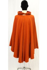 Cloak and Dagger Creations 4585 - Burnt Orange Shape Shoulder Ruana, Red Hood