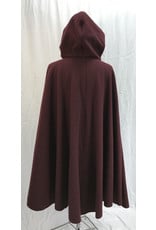 Cloak and Dagger Creations 4546 - Washable Bugandy Woolen Cloak, Grey Hood