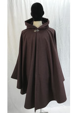 Cloak and Dagger Creations 4600 - Red-Brown Printed Rain Cloak for Commuter, Self-Lined in  Fleece