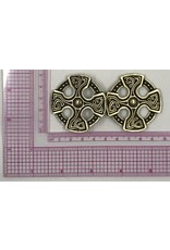Cloakmakers.com Celtic Cross Cloak Clasp -  Antique Bronzetone  Plated