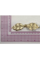 Cloak and Dagger Creations Holly Leaves Cloak Clasp - Gold Plated