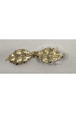 Cloakmakers.com Holly Leaves Cloak Clasp - Gold Plated