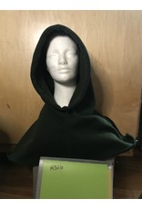 Cloak and Dagger Creations H326 - Green Fleece-Lined Hooded Cowl