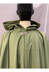 Cloak and Dagger Creations 4590 - Green  Rain Cloak w/ Fleece self-lining,  Vale Clasp