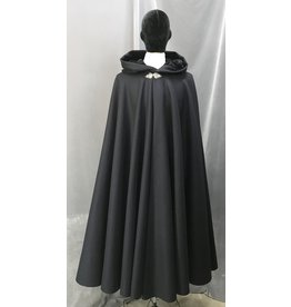 Cloak and Dagger Creations 4629 - Deep Blue 100% Wool Winter Hooded Cloak