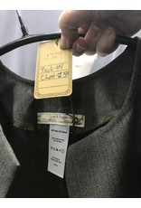 Cloakmakers.com J729 - Brown Woolen Long Vest w/Pockets, Back Slit