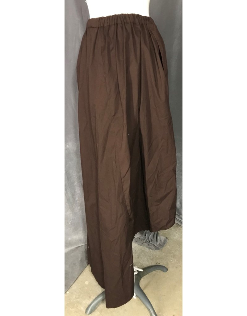 Cloak and Dagger Creations K485 - Brown High/Low Skirt w/Pockets