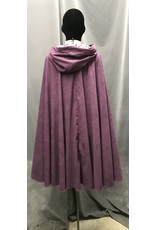 Cloak and Dagger Creations 4701 -  Purple  Full Circle Cloak, Pink Velvet Hood Lining, Pewter Clasp