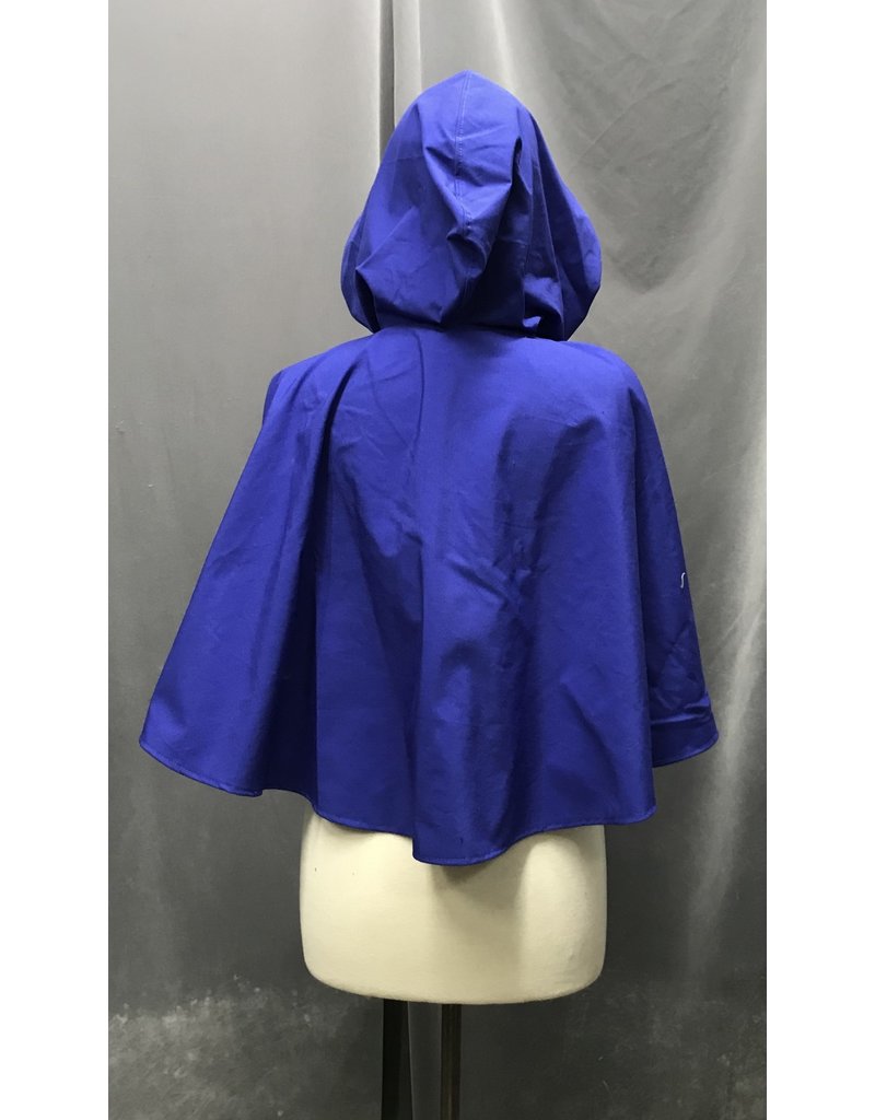 Cloak and Dagger Creations 4704 - Washable, Bright Royal Blue Short Cloak