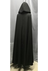 Cloak and Dagger Creations 4720  - Long Black Cloak w/Purple Hood Lining