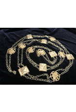 Cloakmakers.com Chain Belt, Vintner Brewer, Raw Brass