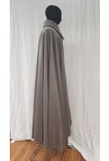 Cloak and Dagger Creations 4781 - Taupe Victorian Collared Cloak, Byzantine Swirl Clasp