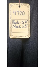 Cloakmakers.com 4770 -Long Black  Full Circle Cloak, 100% Wool, Blue Hood Lining, Pewter Clasp