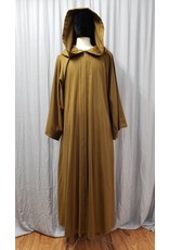 Cloakmakers.com R475 - Brown Wool Blend Jedi Robe, Hidden Hook & Loop Clasp