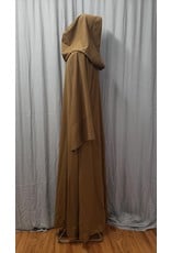 Cloakmakers.com R508-Brown Jedi Robe w/Pockets & Generous Hood, Washable