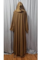 Cloakmakers.com R508-Brown Jedi Robe w/Pockets & Generous Hood, Washable
