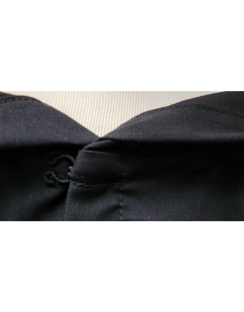 Cloak and Dagger Creations R514 Washable Black Robe w/Pockets, Extra Long